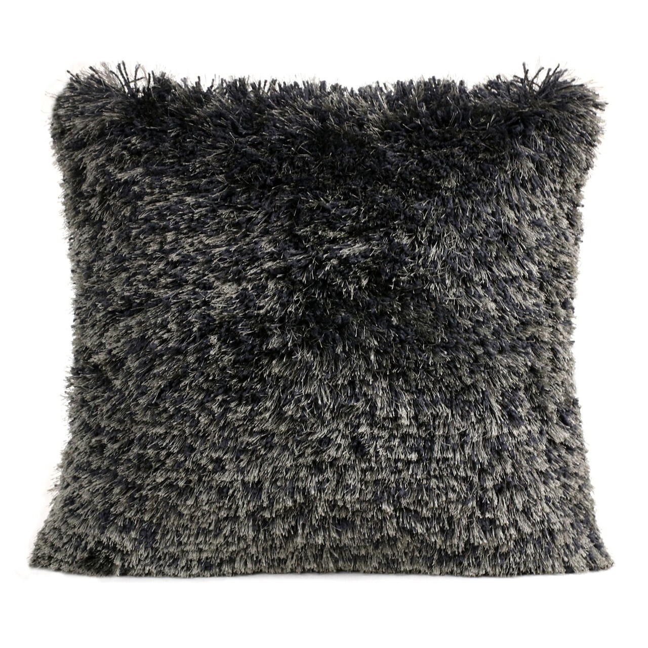 Grey clearance shag pillow